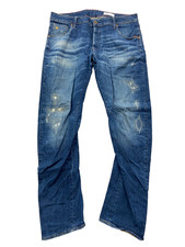 G-Star Jeans Hose W34 L32 Blau ARC-Z Slim Stretch Distressed Ripped Jeans