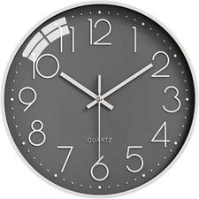 Klassische Quarz-Wanduhr