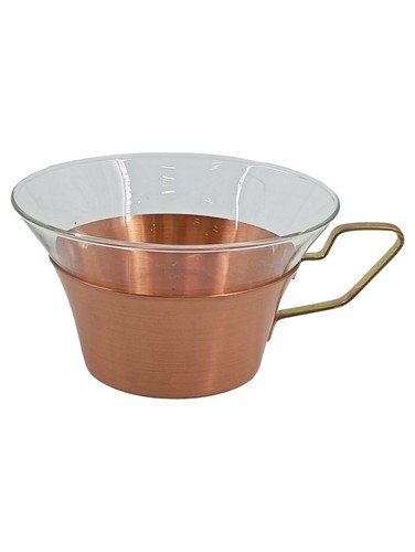 Tasse gold glas kupfer messing - kupfer,