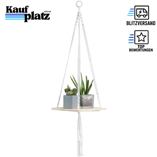 Makramee regal blumenampel - regal,