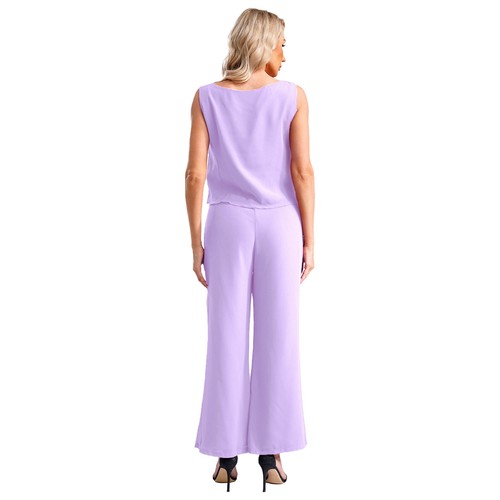 Damen chiffon tank top - chiffon, +