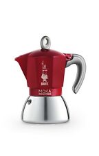 Bialetti Moka Induktion Espressokocher rot  in 2,4 & 6 Tassen erhältlich