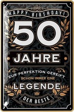 Blechschild 50 Schild 50 JAHRE