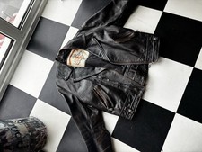 Designer Lederjacke Motorrad