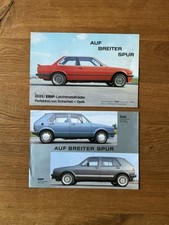 2xOrig. EXIP Felgen Prospekt Audi Volkswagen BMW Porsche Ford Mercedes Auto D7