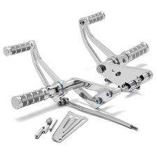 Vorverlegte Fußrastenanlage