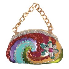 Gift-Company Weihnachts-Hänger Flower-Power Handtasche