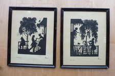 2 x original Scherenschnitt