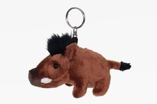 Kuscheltier Wildschwein Schlüssel Anhänger Plüschtier braun 1017264