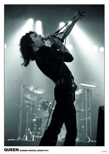 Queen poster 1974 - poster, london