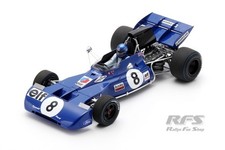 Tyrrell 004 Ford Patrick Depailler Formel 1 French GP 1972 1:18 Spark 18S359