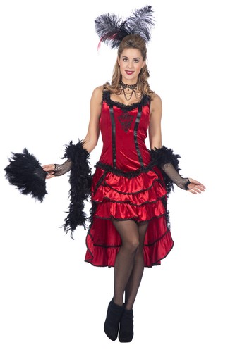 Saloon can kleid rot - can,