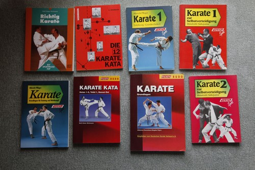Verschiedene karate bücher - 8x,