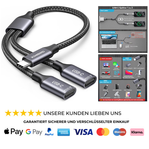 Usb splitter 2 dual - splitter, zu