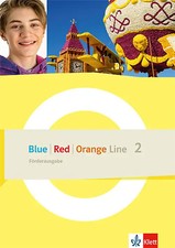 Blue line red orange - line,