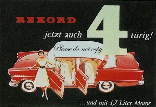 Opel rekord im - 1,