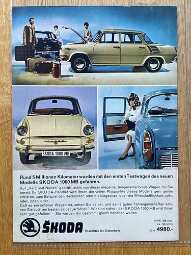 1964 skoda 1000 oldtimer - skoda, mb