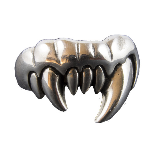 Vampir fang ring 925 massives - fang,