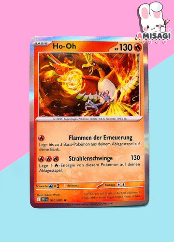 Pokemon karte oh - pokemon, ho-oh