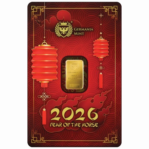 Jahr des pferdes gold 24 - des,