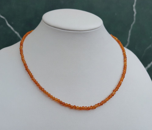Edelsteinkette rot achat - edelsteinkette,