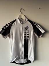 Assos SS.Lady Kurzarm Damen Fahrradtrikot Jersey Größe S weiß Schwarz Top