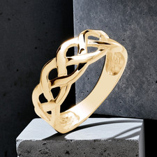 18kt Gold keltischer Bandring