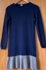 il gufo Mädchenkleid marineblau/grau 12 Jahre