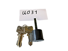 U031 1 Zylinder für Zusatzschloß mit 3 Schlüssel Wilka Schwarz 9,5 210