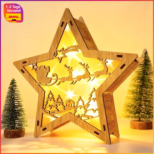 Led weihnachtsstern beleuchtet - led,