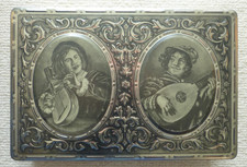 Vintage - schön erhaltene  Blechdose - Musikanten Musicians - Bilder Frans Hals