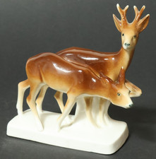 Altes Gräfenthal Rehfigur Tier Figur Tierfigur Reh Bambi Porzellanfigur Rehkitz