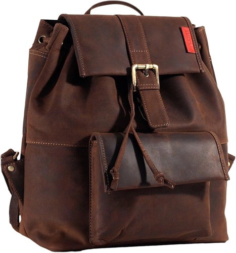 Echt büffelleder rucksack - echt,
