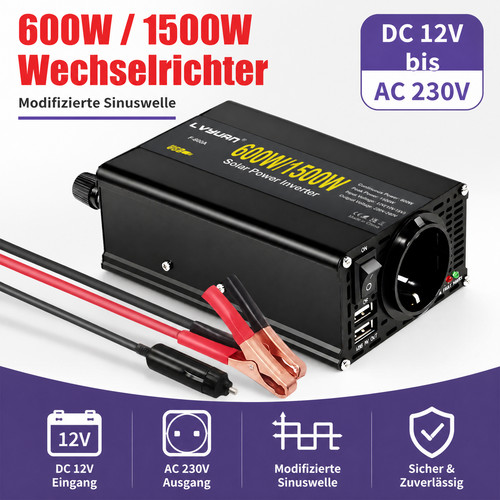 Spannungswandler 12v auf - 12v, 230v