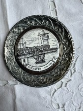 klein Wandteller Zinn - Cuxhafen - Alte Liebe