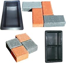 Schalungsformen, Kunststoff-Schablonen 10 St.(5+5) für Pflastersteine  20x10x6cm
