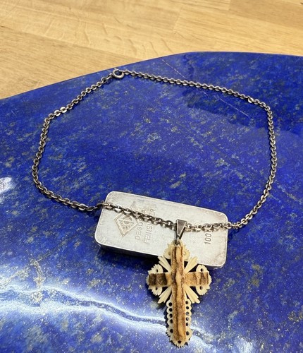 Anhänger silber kreuz 800er - silber,