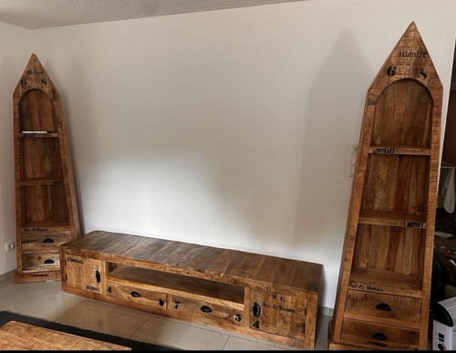 Lowboard holz braun 3 - holz,