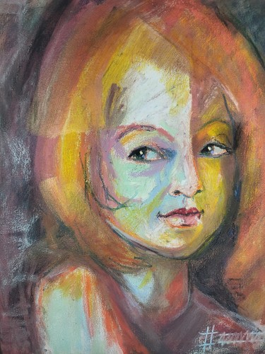 ölbild abstrakt gemälde - Ölbild,