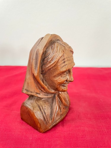 Holz kopf figur charakterkopf - holz,