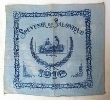 Taschentuch DORF SALONIKI 1916