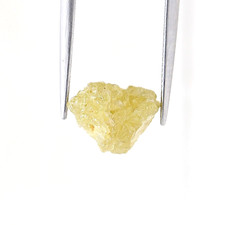 Solitaire Diamant Natürlicher 3.31tcw Gelb Herz Form für Muttertag Geschenk