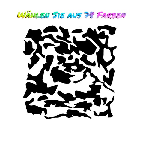 Camouflage aufkleber set - 2x,