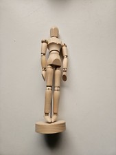 Zeichenpuppe Gliederuppe Holz naturfarben 21cm