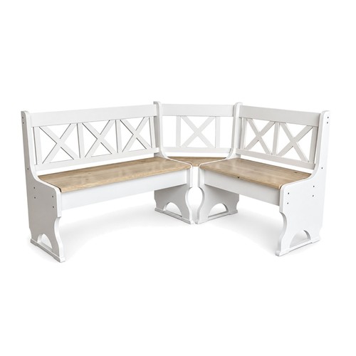 Eckbank aus kiefer massivholz - aus,