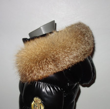 Rotfuchs Pelz Kapuze Kragen Echt Fell Besatz für Jacke Parka Mantel Fuchs Schal