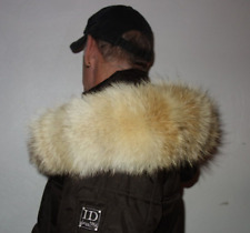 Kojote Pelz Kapuze Kragen Echt