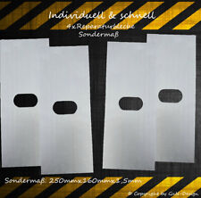 BMW E39 Reparaturblech Blech 4x BMW Maße 250x100x1,5 passt bei e39 520-540