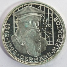 BRD 5 DM 1969 F Gerhard Merkator Deutsche Mark Silber J#408, KM#127 (#2)