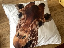 Kissen Giraffe 40x40 Cm  Mit Füllung Waschbar Wie Neu Sammeln möglich